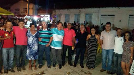 Deputado Marquinho Viana continua com prefeitos aliados inaugurando obras 